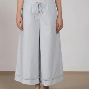 Portofino Cropped Hose Chino Jogger Damen aus Popeline wide leg