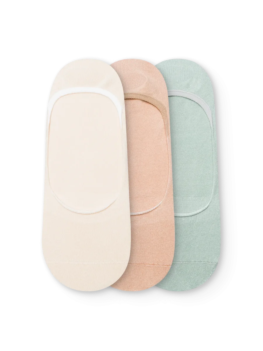 Sandstrand Klassische No-Show-Socken 3er-Pack