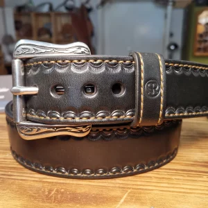 Ledergürtel El Macho Duke High Style, black & brown 45mm