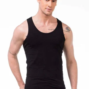CU107 BLACK HERREN UNTERHEMD