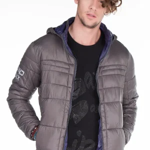 CM127 Herren Winterjacke – Stepp-Design & abnehmbarer Kapuze