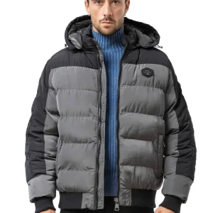 CM177 Herren Winterjacke – Anthrazit | Abnehmbare Kapuze & stylisches Design