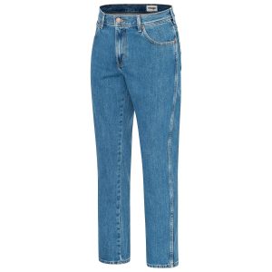 Wrangler Texas Herren-Jeans Regular Fit Authentic Straight 100% Baumwolle W12105096 Stonewash