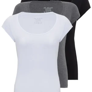 WU106 Damen Unterziehshirt im 3er Pack